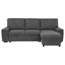  Coaster Furniture Demko 500355 Sleeper Sectional Sofa with Speaker and Storage Chaise - Granite IMAGE 5
