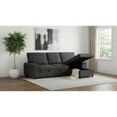  Coaster Furniture Demko 500355 Sleeper Sectional Sofa with Speaker and Storage Chaise - Granite IMAGE 6