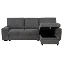 Coaster Furniture Demko 500355 Sleeper Sectional Sofa with Speaker and Storage Chaise - Granite IMAGE 7