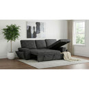  Coaster Furniture Demko 500355 Sleeper Sectional Sofa with Speaker and Storage Chaise - Granite IMAGE 9