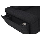  Coaster Furniture Demko 500357 Sleeper Sectional Sofa with Speaker and Storage Chaise - Black IMAGE 16