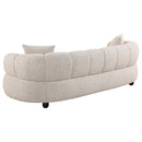 Coaster Furniture Whitney 503721 Contemporary Channel Tufted Woven Fabric Upholstered Sofa IMAGE 11