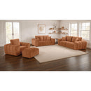  Coaster Furniture Burnett 504951 Chenille Upholstered Wide Arm Sofa - Burnt Orange IMAGE 13