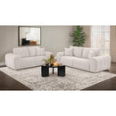 Coaster Furniture Burnett 504955 Chenille Upholstered Wide Arm Sofa - Ivory IMAGE 11