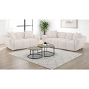 Coaster Furniture Destino 509301 Chenille Upholstered Splayed Arm Sofa - Greige IMAGE 6