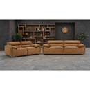  Coaster Furniture Buxton 509501 Top Grain Leather Upholstered Sofa - Orange IMAGE 13