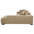  Coaster Furniture Octavia 509961 Upholstered Sectional Chaise Sofa - Camel IMAGE 7