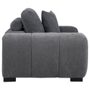  Coaster Furniture Octavia 509967 Upholstered Track Arm Accent Chair - Charcoal Grey IMAGE 7