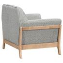  Coaster Furniture Vaughn 511073 Fabric Upholstered Flared Arm Accent Chair - Grey IMAGE 2