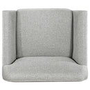  Coaster Furniture Vaughn 511073 Fabric Upholstered Flared Arm Accent Chair - Grey IMAGE 5