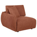  Coaster Furniture Elysia 551891-SET 6-piece Chenille Upholstered Modular Sectional Sofa - Coral IMAGE 9