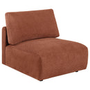  Coaster Furniture Elysia 551891-SETA 5-piece Chenille Upholstered Modular Sectional Sofa - Coral IMAGE 13