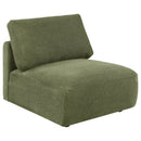  Coaster Furniture Elysia 551895-SET 6-piece Chenille Upholstered Modular Sectional Sofa - Green IMAGE 10