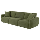  Coaster Furniture Elysia 551895-SOFA Chenille Upholstered Modular Lounge Sofa - Green IMAGE 2