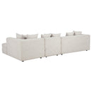  Coaster Furniture Amara 551911-SETA 3-Piece Upholstered Sectional Sofa IMAGE 2