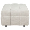  Coaster Furniture Amara 551913 Upholstered Ottoman IMAGE 3