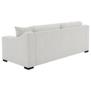  Coaster Furniture Ashlyn 552091 Fabric Upholstered Track Arm Sofa - Sand IMAGE 4