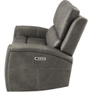 Coaster Furniture Brickston 603432PPP Triple Power Reclining Loveseat - Charcoal IMAGE 6