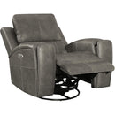  Coaster Furniture Brickston 603433PPP Triple Power Swivel Glider Recliner - Charcoal IMAGE 4