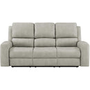  Coaster Furniture Brickston 603434PPP Triple Power Reclining Sofa - Grey IMAGE 5