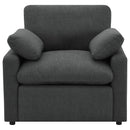  Coaster Furniture Collins 609533P Upholstered Power Recliner Chair - Dark Grey IMAGE 15