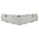  Coaster Furniture Collins 609560P-SETA 7-piece Modular Power Reclining Sectional - Grey IMAGE 4