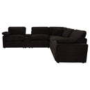  Coaster Furniture Collins 610350P-SETA 7-piece Modular Power Reclining Sectional - Chocolate Brown IMAGE 14