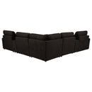  Coaster Furniture Collins 610350P-SETA 7-piece Modular Power Reclining Sectional - Chocolate Brown IMAGE 3