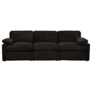  Coaster Furniture Collins 610351P Modular Power Sofa - Chocolate Brown IMAGE 10