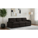  Coaster Furniture Collins 610351P Modular Power Sofa - Chocolate Brown IMAGE 4