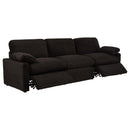  Coaster Furniture Collins 610351P Modular Power Sofa - Chocolate Brown IMAGE 8