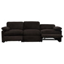  Coaster Furniture Collins 610351P Modular Power Sofa - Chocolate Brown IMAGE 9