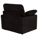  Coaster Furniture Collins 610353P Upholstered Power Recliner Chair - Chocolate Brown IMAGE 15