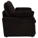  Coaster Furniture Collins 610353P Upholstered Power Recliner Chair - Chocolate Brown IMAGE 2
