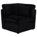  Coaster Furniture Collins 610360P 5-piece Modular Power Reclining Sectional - Black IMAGE 11