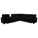  Coaster Furniture Collins 610360P-SET 6-piece Modular Power Reclining Sectional - Black IMAGE 12