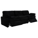  Coaster Furniture Collins 610361P Modular Power Sofa - Black IMAGE 11