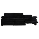  Coaster Furniture Collins 610361P Modular Power Sofa - Black IMAGE 3