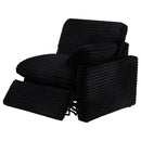  Coaster Furniture Collins 610362P Modular Power Loveseat - Black IMAGE 4