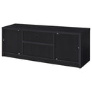  Coaster Furniture Winfield 706222 60-inch 2-door TV Stand Media Console - Black IMAGE 10