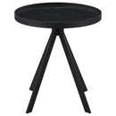  Coaster Furniture Briggs 706268-S2 2-piece Round Coffee and End Table Set - Black IMAGE 9