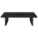  Coaster Furniture Max 706278-S3 3-piece Rectangular Coffee and End Table Set - Black IMAGE 11