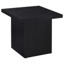  Coaster Furniture Max 706278-S3 3-piece Rectangular Coffee and End Table Set - Black IMAGE 8
