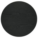  Coaster Furniture Hamlyn 706508-S3 3-piece Round Fluted Coffee and End Table Set - Black IMAGE 3