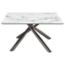  Coaster Furniture Carvell 708138-S3 3-piece Square Coffee and End Table Set - Mirage White IMAGE 6
