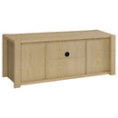  Coaster Furniture Laurelton 708222 60-inch 2-door TV Stand Media Console - Light Oak IMAGE 8