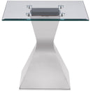  Coaster Furniture Jenny 710208-S2 2-piece Rectangular Coffee and End Table Set - Chrome IMAGE 6