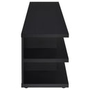  Coaster Furniture Cartmill 710533 78-inch 2-tier TV Stand Media Console - Black IMAGE 5