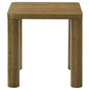  Coaster Furniture Castlewood 710858-S3 3-piece Cocktail Coffee Table Set - Brown Oak IMAGE 3