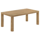  Coaster Furniture Castlewood 710868-S2 2-piece Cocktail Coffee Table Set - Light Oak IMAGE 3